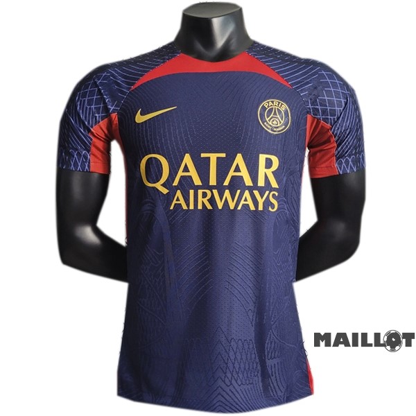 Foot Maillot Pas Cher Entrainement Joueurs Paris Saint Germain 2023 2024 Purpura Rouge