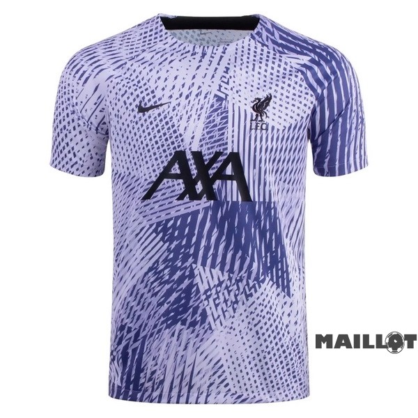 Foot Maillot Pas Cher Entrainement Liverpool 2022 2023 Purpura