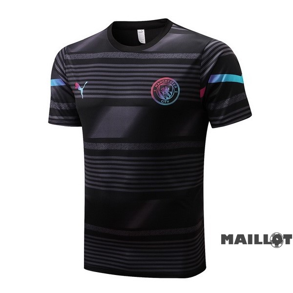 Foot Maillot Pas Cher Entrainement Manchester City 2022 2023 Gris Marine