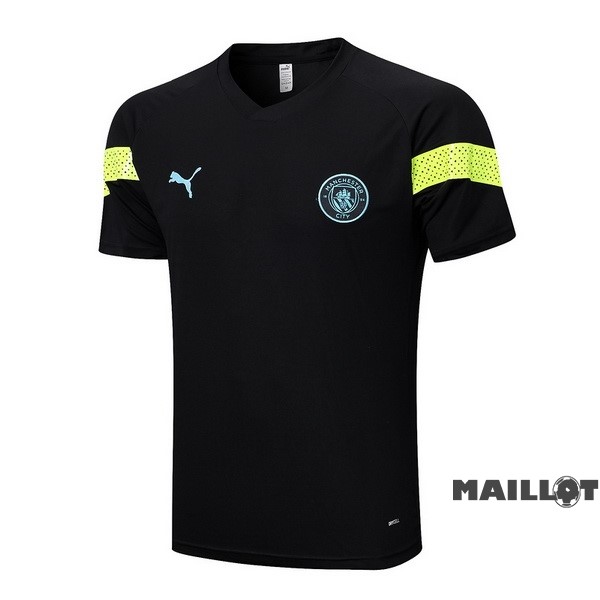 Foot Maillot Pas Cher Entrainement Manchester City 2022 2023 Noir Vert