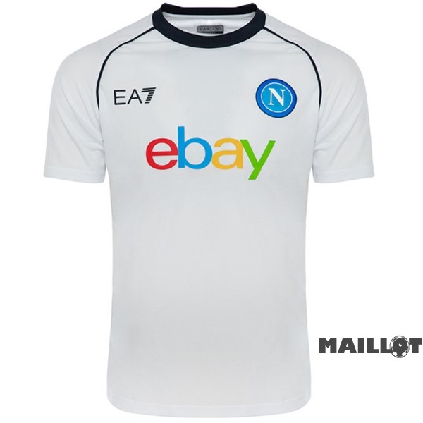 Foot Maillot Pas Cher Entrainement Napoli 2023 2024 Blanc