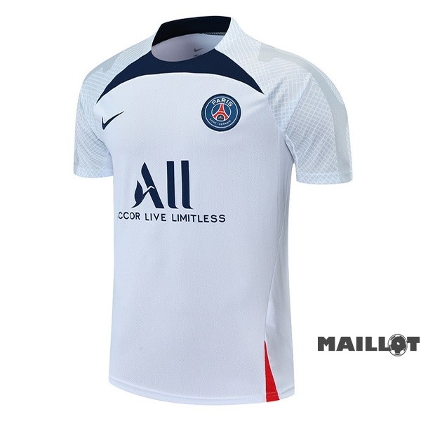 Foot Maillot Pas Cher Entrainement Paris Saint Germain 2022 2023 Blanc I Bleu