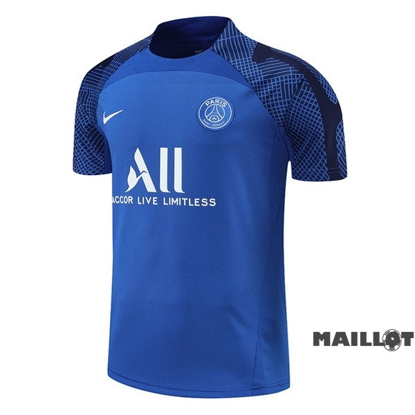 Foot Maillot Pas Cher Entrainement Paris Saint Germain 2022 2023 Bleu II Blanc