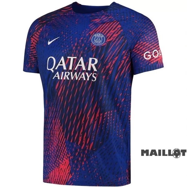 Foot Maillot Pas Cher Entrainement Paris Saint Germain 2022 2023 Bleu Rouge