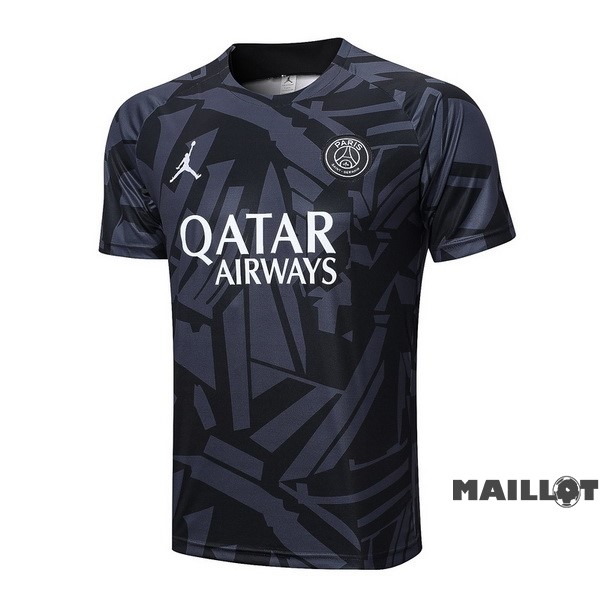 Foot Maillot Pas Cher Entrainement Paris Saint Germain 2022 2023 Gris Noir