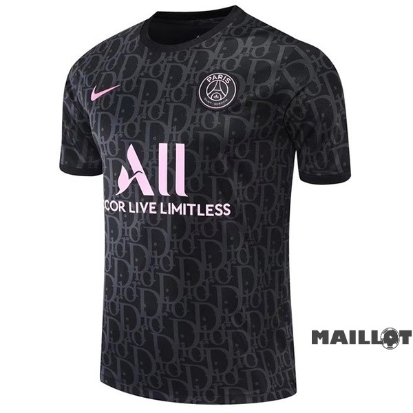 Foot Maillot Pas Cher Entrainement Paris Saint Germain 2022 2023 Noir Rose