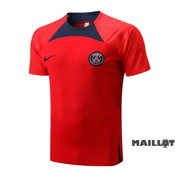 Foot Maillot Pas Cher Entrainement Paris Saint Germain 2022 2023 Rouge Bleu