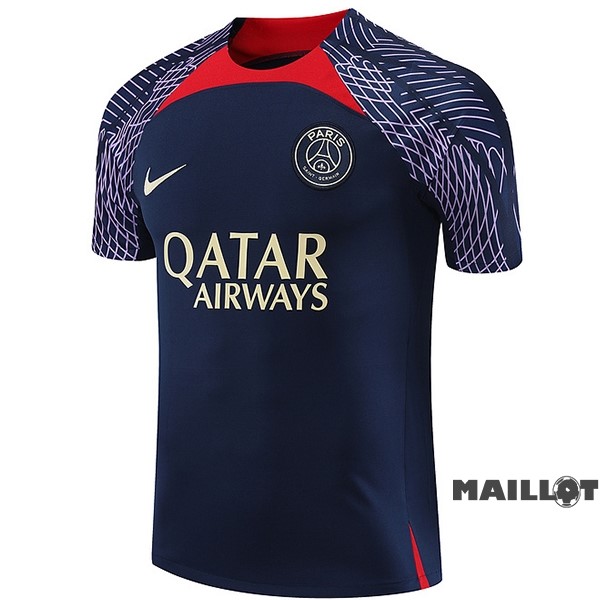 Foot Maillot Pas Cher Entrainement Paris Saint Germain 2023 2024 Bleu Marine I Purpura