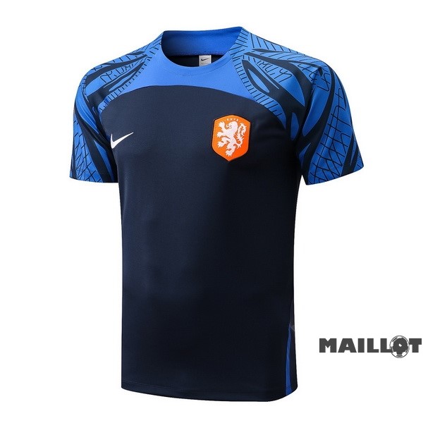 Foot Maillot Pas Cher Entrainement Pays Bas 2022 Bleu Marine