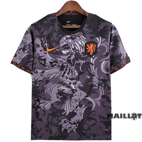 Foot Maillot Pas Cher Entrainement Pays Bas 2022 Gris