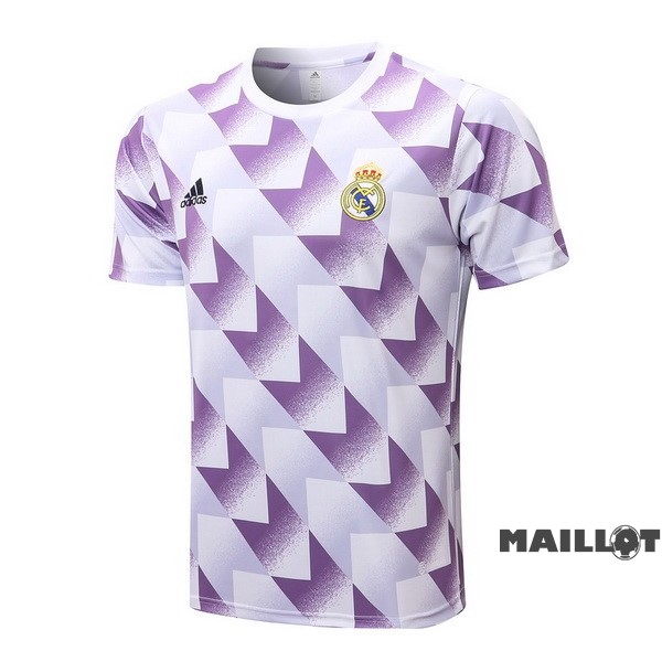 Foot Maillot Pas Cher Entrainement Real Madrid 2022 2023 Purpura Blanc