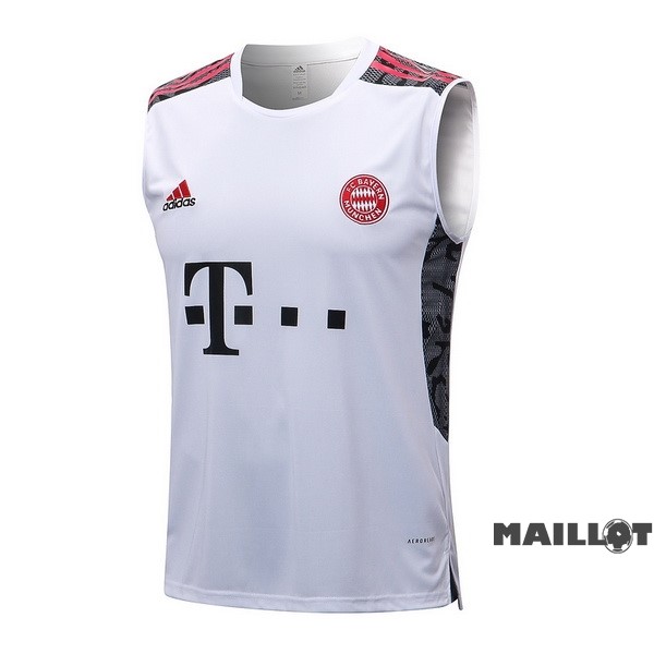 Foot Maillot Pas Cher Entrainement Sans Manches Bayern Múnich 2022 2023 Blanc