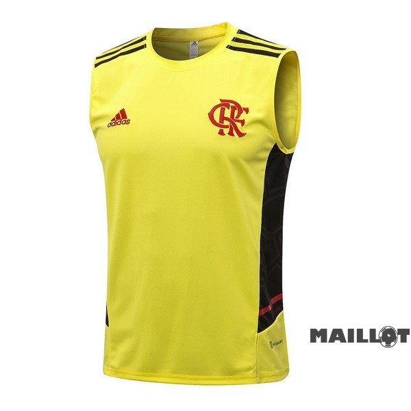 Foot Maillot Pas Cher Entrainement Sans Manches Flamengo 2022 2023 Jaune