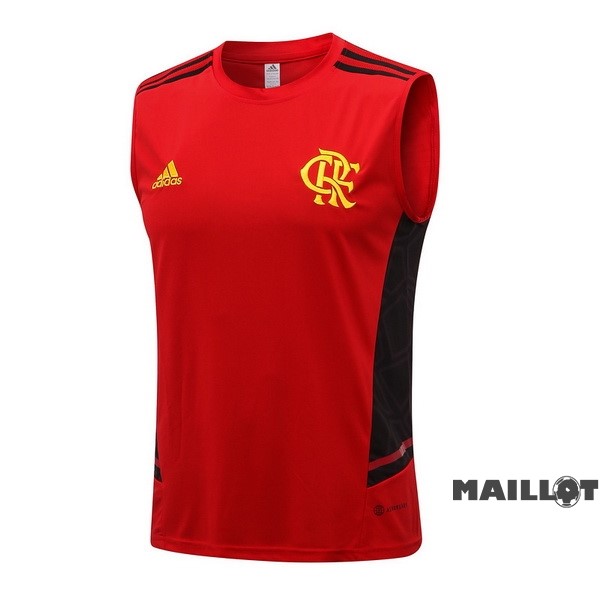 Foot Maillot Pas Cher Entrainement Sans Manches Flamengo 2022 2023 Rouge