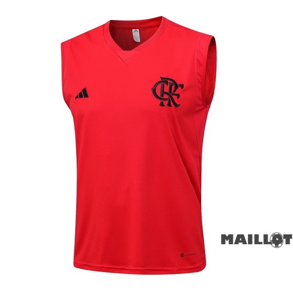 Foot Maillot Pas Cher Entrainement Sans Manches Flamengo 2023 2024 Rouge