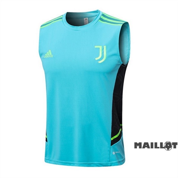 Foot Maillot Pas Cher Entrainement Sans Manches Juventus 2022 2023 Vert