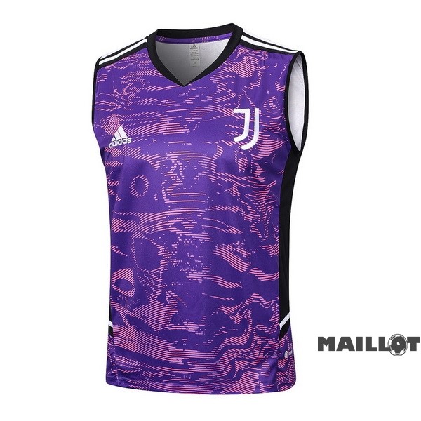 Foot Maillot Pas Cher Entrainement Sans Manches Juventus 2023 2024 Purpura