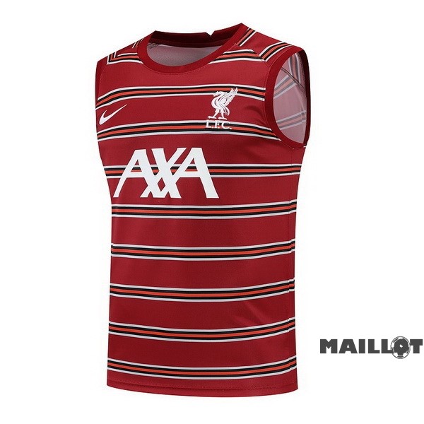 Foot Maillot Pas Cher Entrainement Sans Manches Liverpool 2022 2023 Rouge