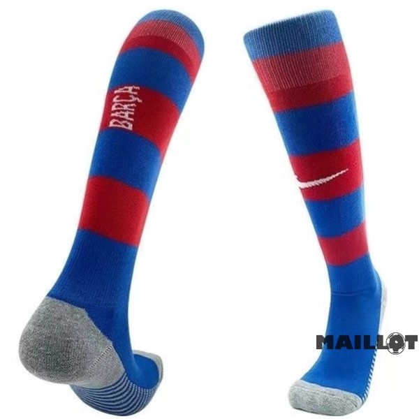 Foot Maillot Pas Cher Exterieur Chaussette Barcelona 2023 2024 Rouge Bleu