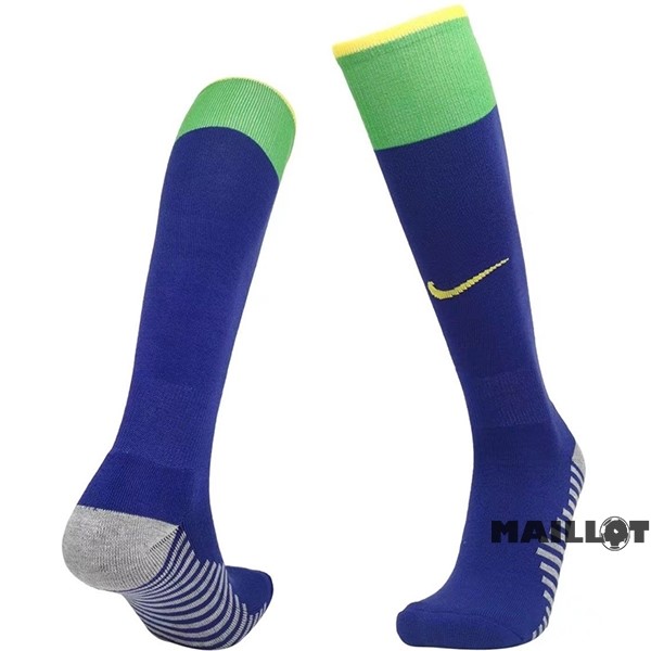 Foot Maillot Pas Cher Exterieur Chaussette Brésil 2022 Bleu