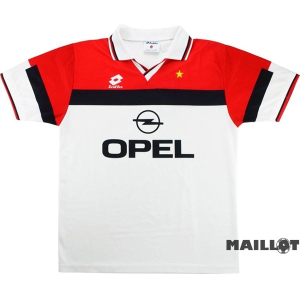 Foot Maillot Pas Cher Exterieur Maillot AC Milan Retro 1994 1995 Blanc