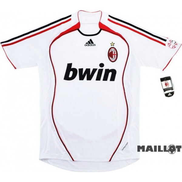 Foot Maillot Pas Cher Exterieur Maillot AC Milan Retro 2006 2007 Blanc