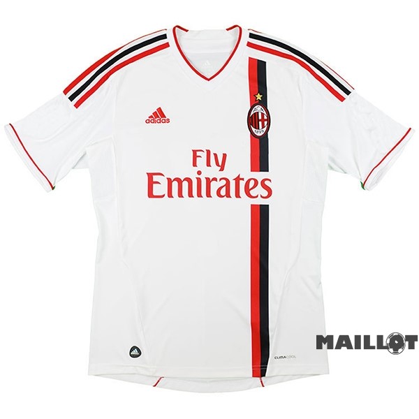 Foot Maillot Pas Cher Exterieur Maillot AC Milan Retro 2011 2012 Blanc