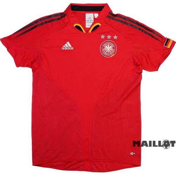 Foot Maillot Pas Cher Exterieur Maillot Allemagne Retro 2004 2006 Rouge