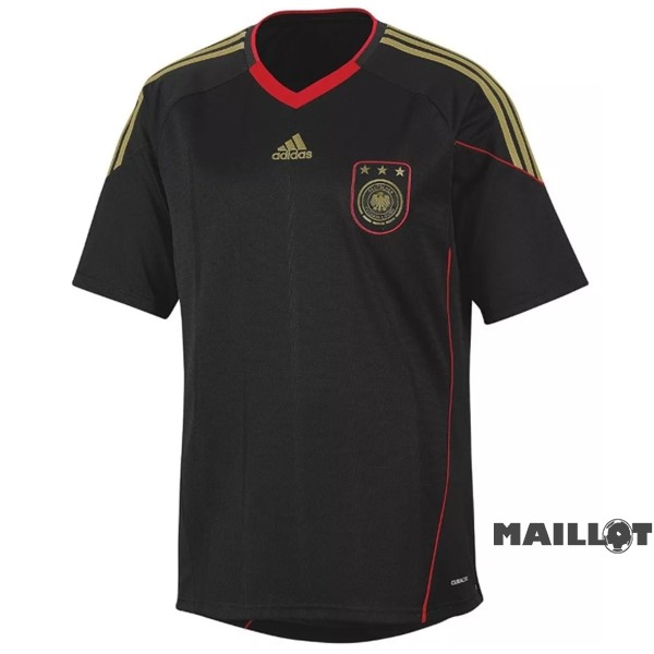 Foot Maillot Pas Cher Exterieur Maillot Allemagne Retro 2010 Noir