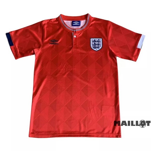 Foot Maillot Pas Cher Exterieur Maillot Angleterre Retro 1989 Rouge