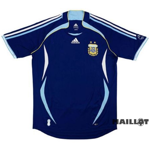 Foot Maillot Pas Cher Exterieur Maillot Argentine Retro 2006 Bleu