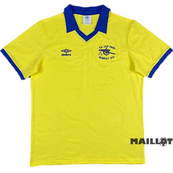 Foot Maillot Pas Cher Exterieur Maillot Arsenal Retro 1971 Jaune