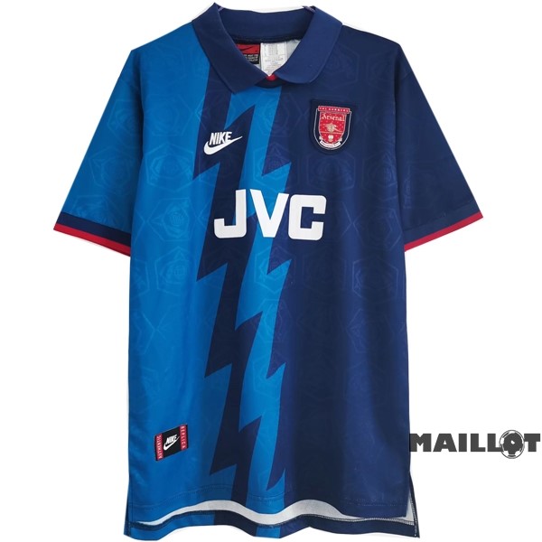 Foot Maillot Pas Cher Exterieur Maillot Arsenal Retro 1995 1996 Bleu