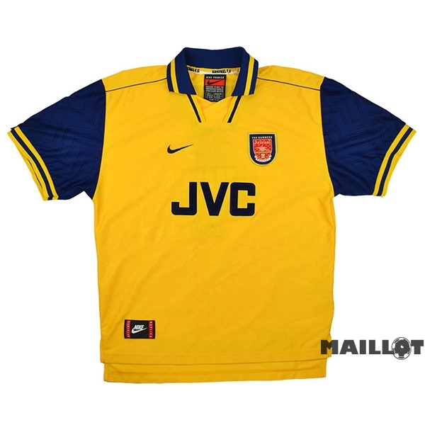 Foot Maillot Pas Cher Exterieur Maillot Arsenal Retro 1996 1997 Jaune