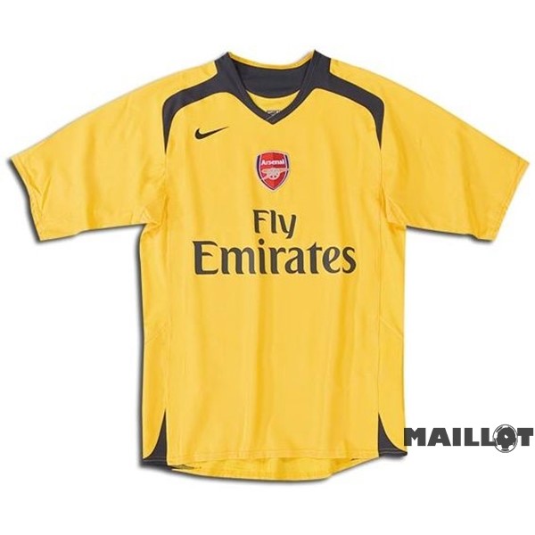 Foot Maillot Pas Cher Exterieur Maillot Arsenal Retro 2006 2007 Jaune