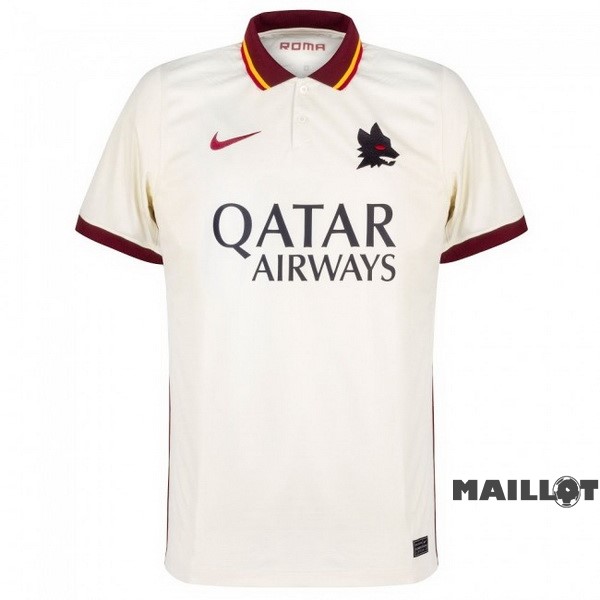 Foot Maillot Pas Cher Exterieur Maillot As Roma Retro 2020 2021 Blanc