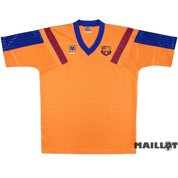 Foot Maillot Pas Cher Exterieur Maillot Barcelona Retro 1991 1992 Orange