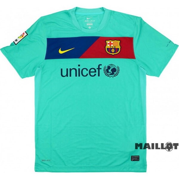 Foot Maillot Pas Cher Exterieur Maillot Barcelona Retro 2010 2011 Vert