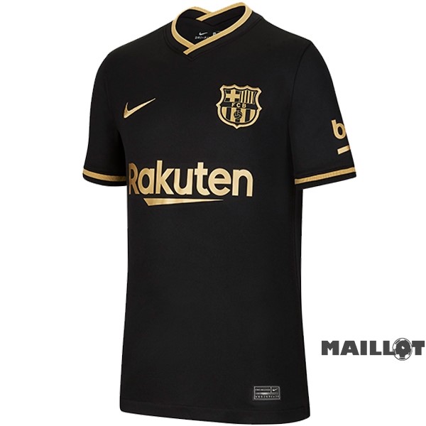 Foot Maillot Pas Cher Exterieur Maillot Barcelona Retro 2020 2021 Noir