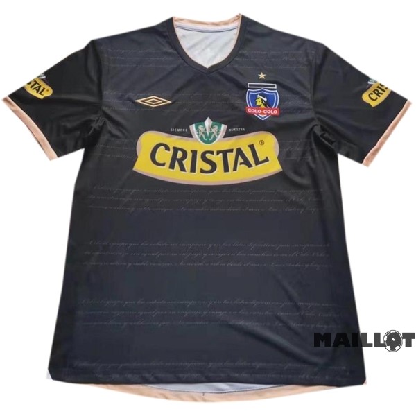 Foot Maillot Pas Cher Exterieur Maillot Colo Colo Retro 2011 Noir