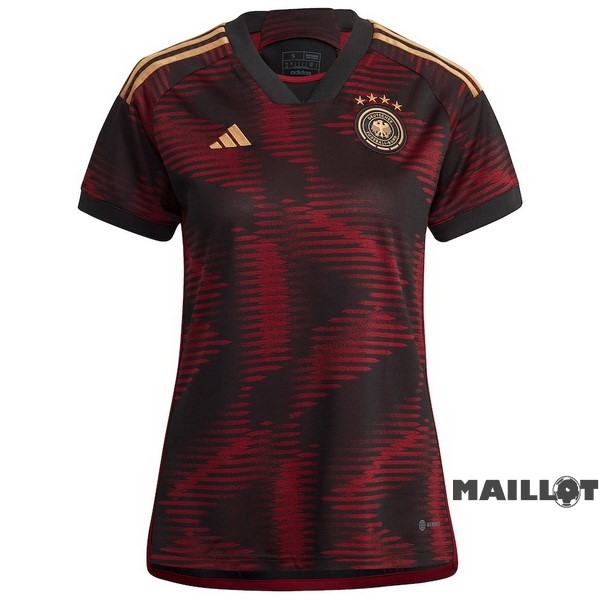 Foot Maillot Pas Cher Exterieur Maillot Femme Allemagne 2022 Rouge