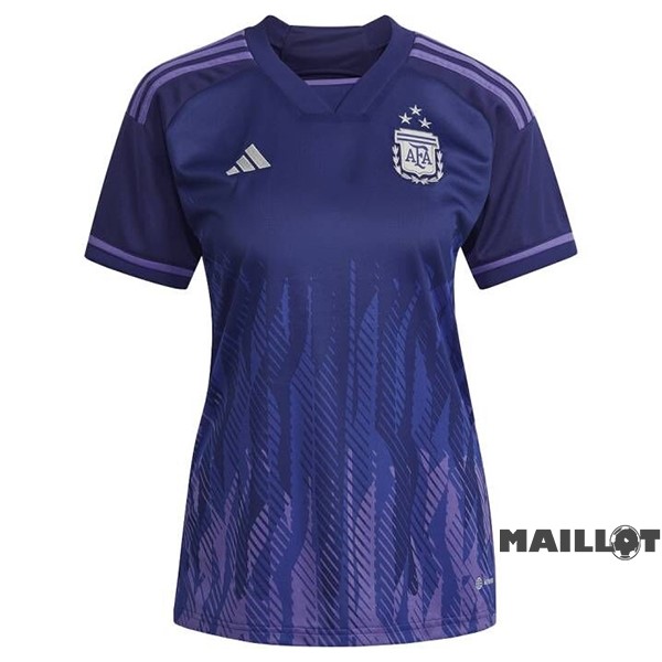 Foot Maillot Pas Cher Exterieur Maillot Femme Argentine 3 Stars 2022 Purpura