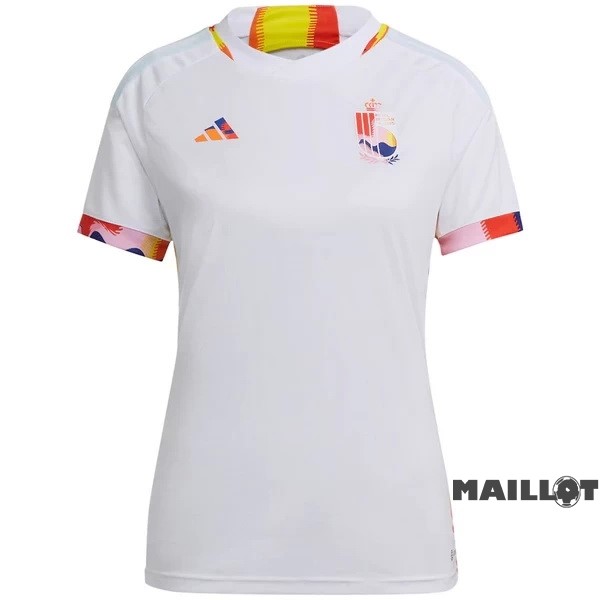 Foot Maillot Pas Cher Exterieur Maillot Femme Belgique 2022 Blanc