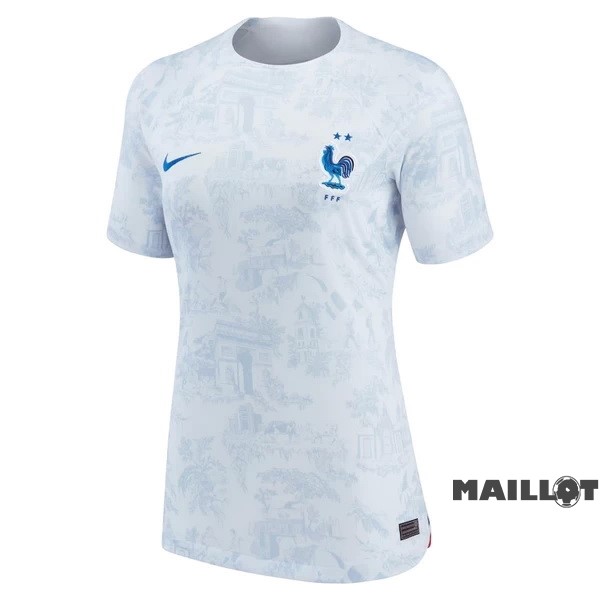 Foot Maillot Pas Cher Exterieur Maillot Femme France 2022 Blanc