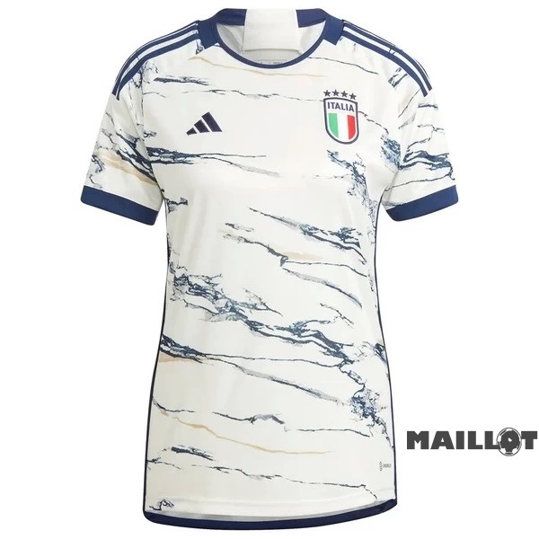 Foot Maillot Pas Cher Exterieur Maillot Femme Italie 2023 Blanc