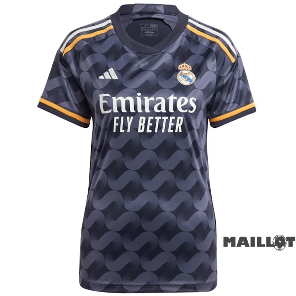 Foot Maillot Pas Cher Exterieur Maillot Femme Real Madrid 2023 2024 Gris