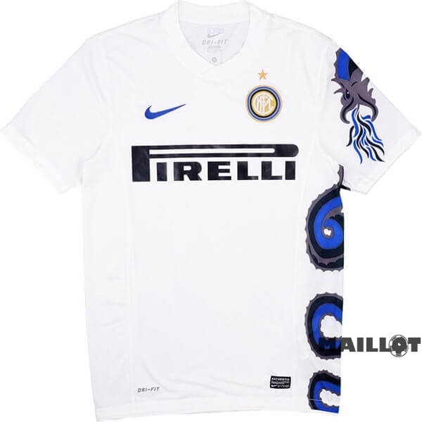 Foot Maillot Pas Cher Exterieur Maillot Inter Milán Retro 2010 2011 Blanc