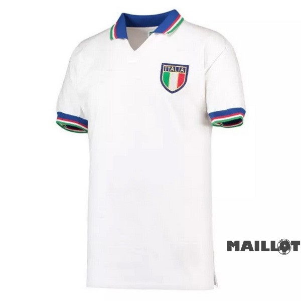 Foot Maillot Pas Cher Exterieur Maillot Italy Retro 1982 Blanc