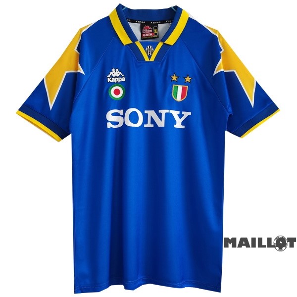 Foot Maillot Pas Cher Exterieur Maillot Juventus Retro 1995 1996 Bleu