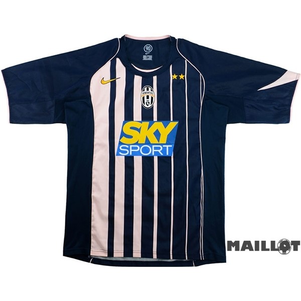 Foot Maillot Pas Cher Exterieur Maillot Juventus Retro 2004 2005 Bleu